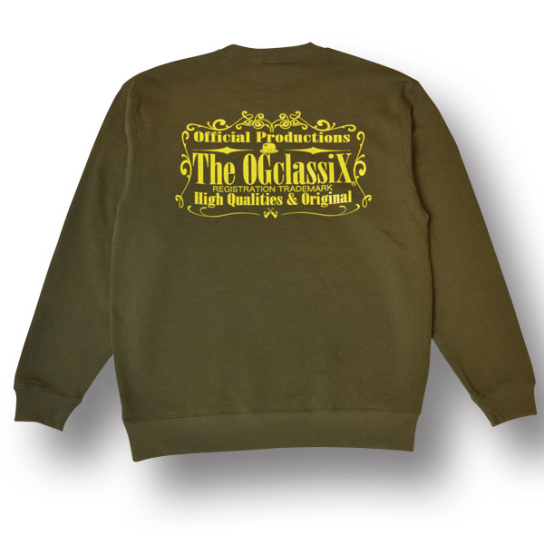 3colors【OG CLASSIX/オージークラシックス】OFFICIAL SIGN SWEAT SHIRT【スウェット】【トレーナー】