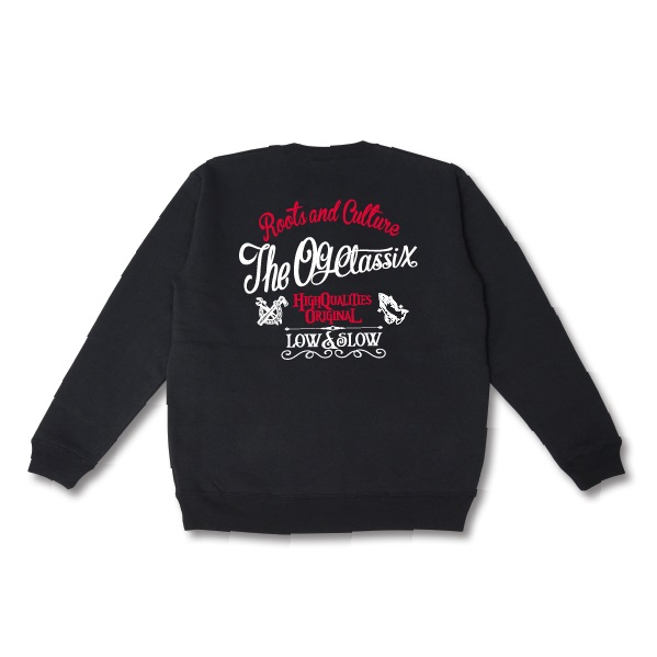 【OG CLASSIX/オージークラシックス】ROOTS & CULTURE 10oz. CREW NECK SWEAT 裏起毛【クルーネック】【スウェット】【裏起毛】【10オンス】