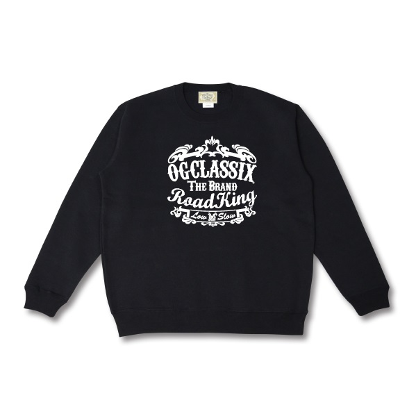 【OG CLASSIX/オージークラシックス】ROAD KING 10oz. CREW NECK SWEAT 裏起毛【クルーネック】【スウェット】【裏起毛】【10オンス】