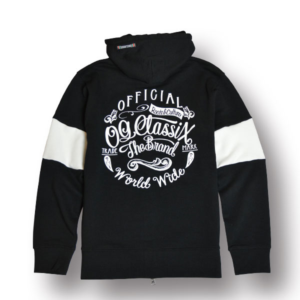 【OG CLASSIX/オージークラシックス】WORLD SIGN ZIP HOOD【ジップフード】【パーカー】