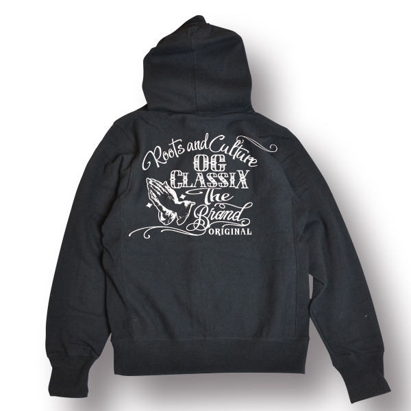 【OG CLASSIX/オージークラシックス】OG HAND ZIP HOOD【ジップフード】【パーカー】【裏起毛】【12オンス】