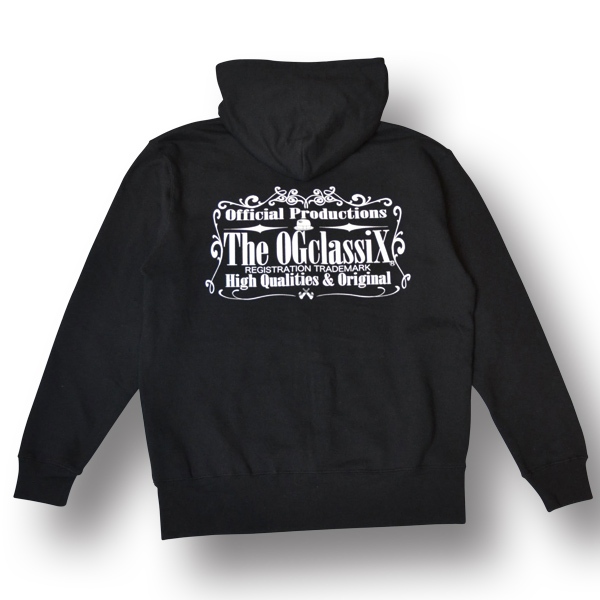 3colors【OG CLASSIX/オージークラシックス】OFFICIAL SIGN ZIP HOOD【ジップフード】【パーカー】