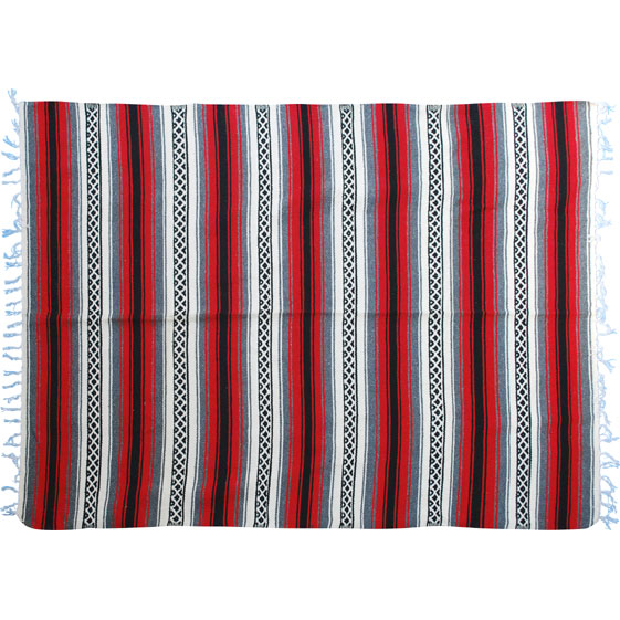 【MEXICAN SERAPES】5×7 NEW WEST FALSA BLANKET