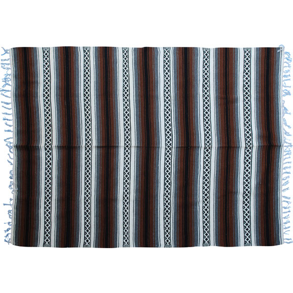 【MEXICAN SERAPES】5×7 NEW WEST FALSA BLANKET