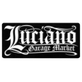 【Luciano Garage Market】LGM OLD-E BLK/WHT STICKER ステッカー