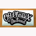 【OG CLASSIX】オージークラシックス OG THE BRAND STICKER(M) ステッカー
