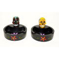 【再入荷!!】【IMPORT GOODS】SUGAR SKULL TRAY ROUND【アッシュトレイ】【灰皿】