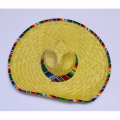 【MEXICO】SERAPE TRIM PALM SOMBRERO【ソンブレロ】