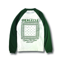 【OG CLASSIX/オージークラシックス】CROSS BANDANA  5.6oz RAGLAN L/S TEE【Tシャツ】【ラグラン】【5.6oz.】