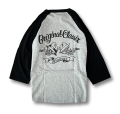 2Colors【OG CLASSIX/オージークラシックス】DOUBLE SKULL 5.6oz  RAGLAN 3/4 SLV TEE【ラグランスリーブ】