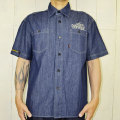 【OG CLASSIX】【オージークラシックス】SIX DENIM WORK SHIRTS【半袖デニムシャツ】