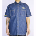【OG CLASSIX/オージークラシックス】EL CLASSICO DENIM SHIRTS【半袖デニムシャツ】【ロゴ】【刺繍】