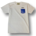 【OG CLASSIX/オージークラシックス】POCKET BANADANA TEE【Tシャツ】【7.1oz】【ペイズリー】【ポケット】【バンダナ】【ブルー】【BLUE】