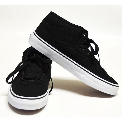 【VANS】【バンズ】HALF CAB(CANVAS BLACK)【シューズ】【ハーフキャブ】