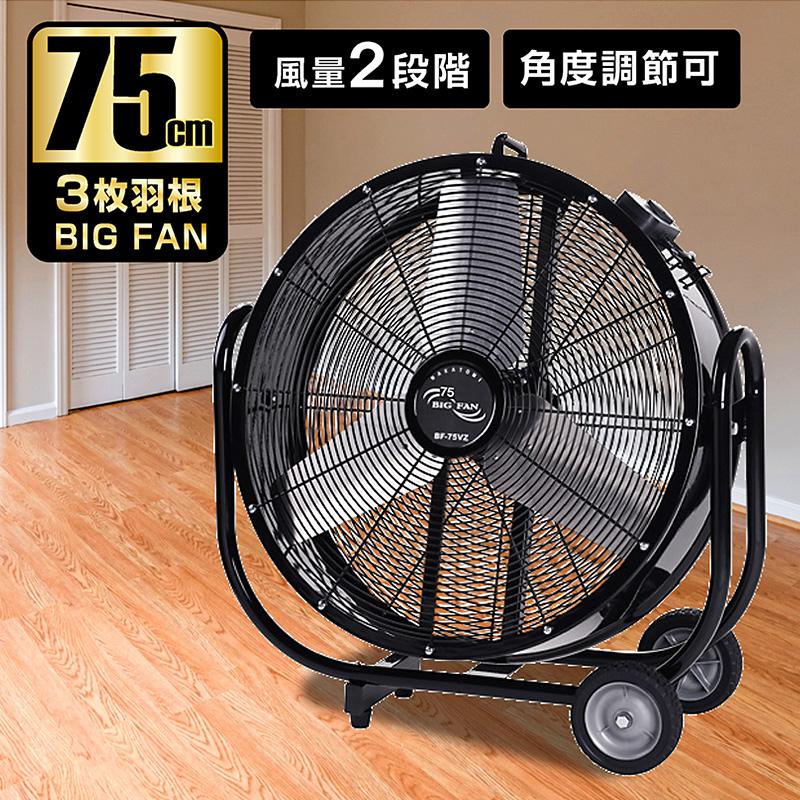 【企業販売】ナカトミ 業務用扇風機【BF-75V】