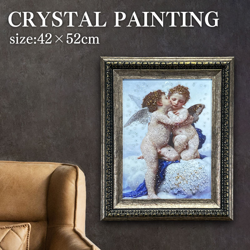 水晶パネル アートパネル 42×52cm KH2094