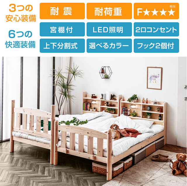 新品未開封‼️多機能2段宮棚付ベッド　セミダブル 7130-1no9WL._UF894,1000_QL80_.jpg
