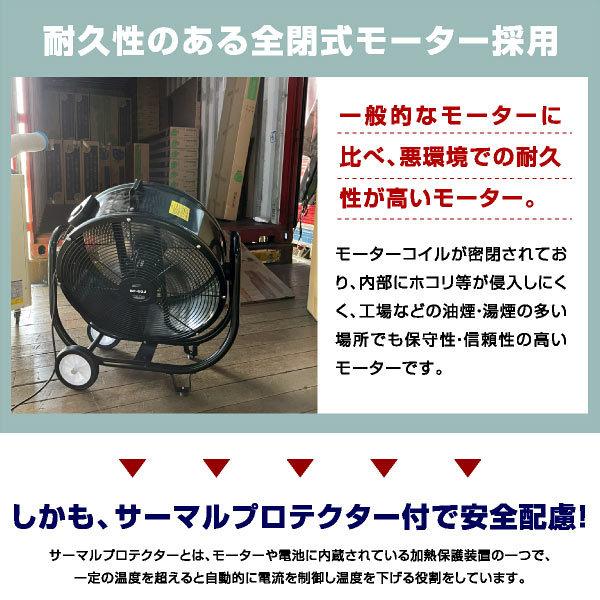 ナカトミ BF-60J 業務用扇風機 大型工場扇 工業扇 60cm 全閉式 ビッグ