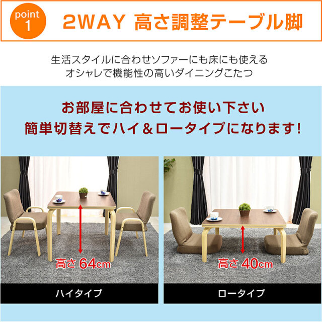 こたつテーブル　布団セット　ダークブラウン75×75 正方形 楽天市場】【P5倍 8/27 9:59迄】 こたつ こたつテーブル コタツ
