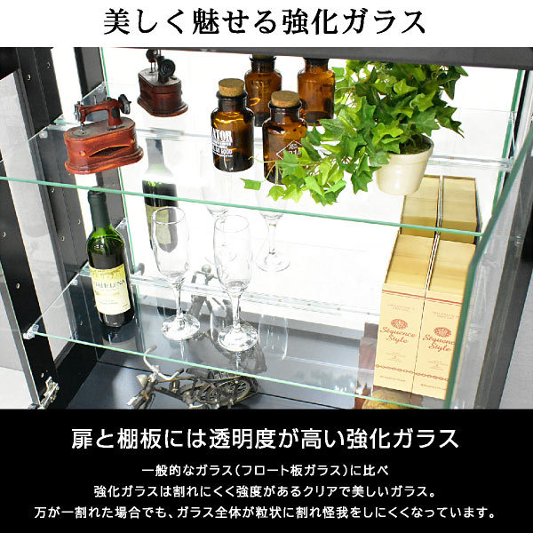 ガラス コレクションケース 幅50cm コレクションラック コレクション
