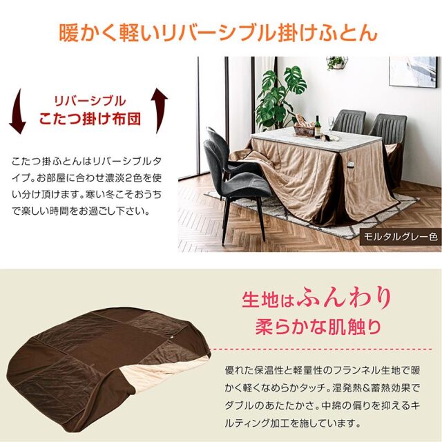 新品未使用‼️速暖80cm角こたつ＋掛け敷き布団の3点セット‼️