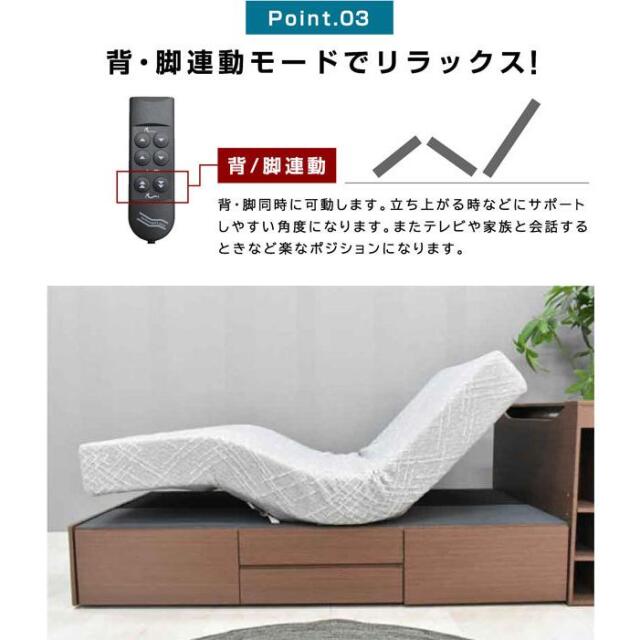 介護や家庭に｜電動マットレス・2モーター・直置き 快適設計