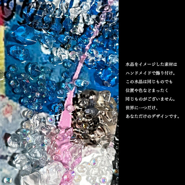 水晶パネル アートパネル 　80×80cm クリスタルピクチャー 水晶パネル アートパネル 60×80cm ポップアート 金フレーム付き