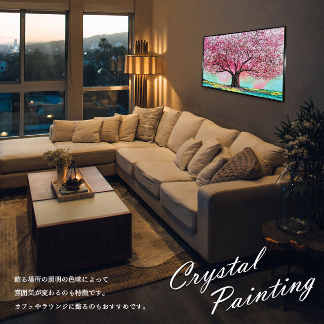 期間限定値下げ中 アクリル原画 F6サイズ 夜景アート モダンインテリア インテリア 壁掛け 絵 北欧 シーグラスアート モダン アート