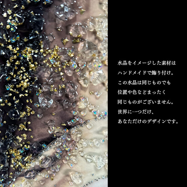 【現代アート】絵画 女性シルエットポスター BIG SIZE ゴールドフレーム付 水晶パネル アートパネル 50×50cm 金フレーム付き 女性 人物