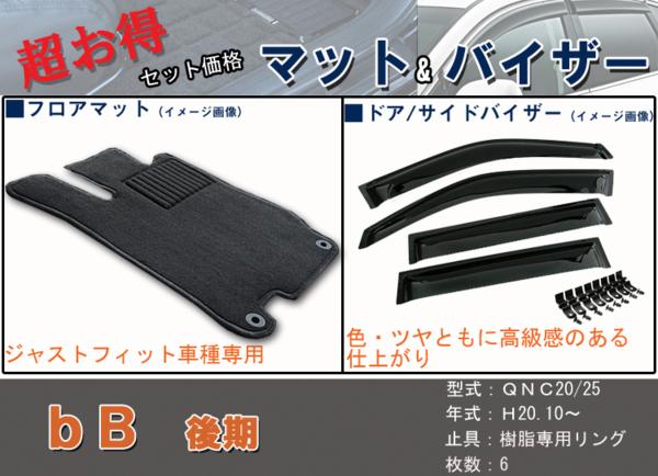 フロアマット、バイザー
