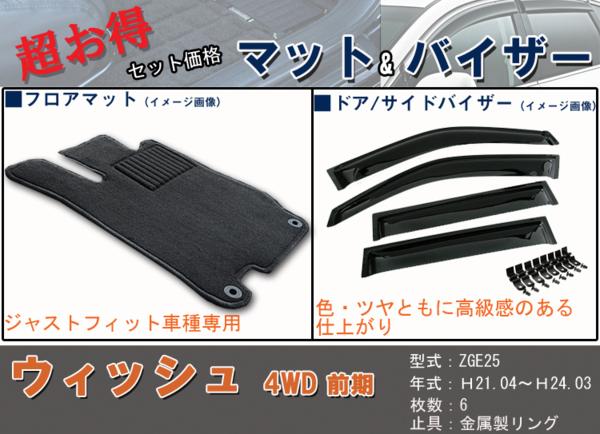 フロアマット、バイザー