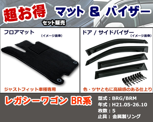 フロアマット、バイザー