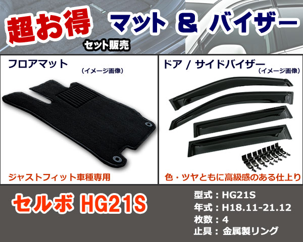 フロアマット、バイザー