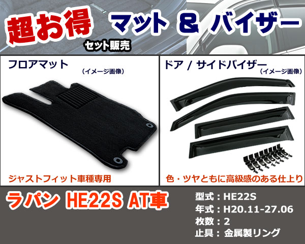 フロアマット、バイザー
