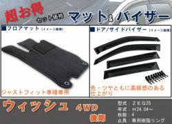 フロアマット、バイザー