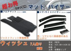 フロアマット、バイザー