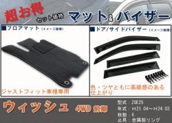 フロアマット、バイザー