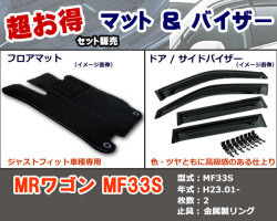 フロアマット、バイザー