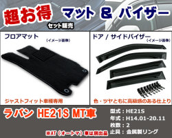 フロアマット、バイザー