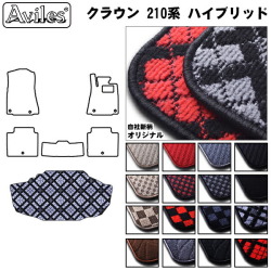トヨタ　クラウン　ハイブリッド　210系　ラゲッジマット　フロアマット　トランクマット