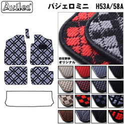 三菱　パジェロミニ　H53A　H58A　フロアマット