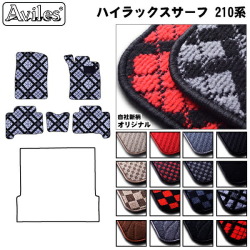 トヨタ ハイラックスサーフ 210系 フロアマット