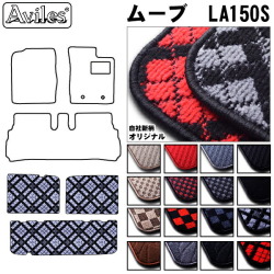 ダイハツ・ムーブキャンバス LA800 トランク用フロアマット