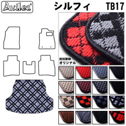 日産　シルフィ　TB17　ラゲッジマット　フロアマット　トランクマット