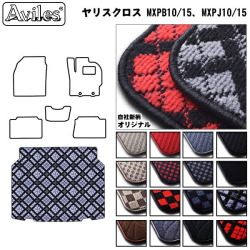 トヨタ ヤリスクロス MXPB10/15、MXPJ10/15 R02.08-　ラゲッジマット フロアマット トランクマット ガソリン ハイブリッド兼用