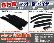 フロアマット、バイザー