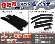 フロアマット、バイザー