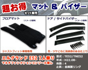フロアマット、バイザー