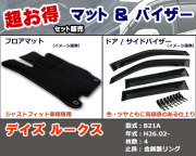 フロアマット、バイザー