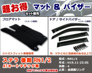 フロアマット、バイザー